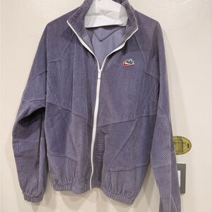 Nike Lavender Corduroy Track Jacket
